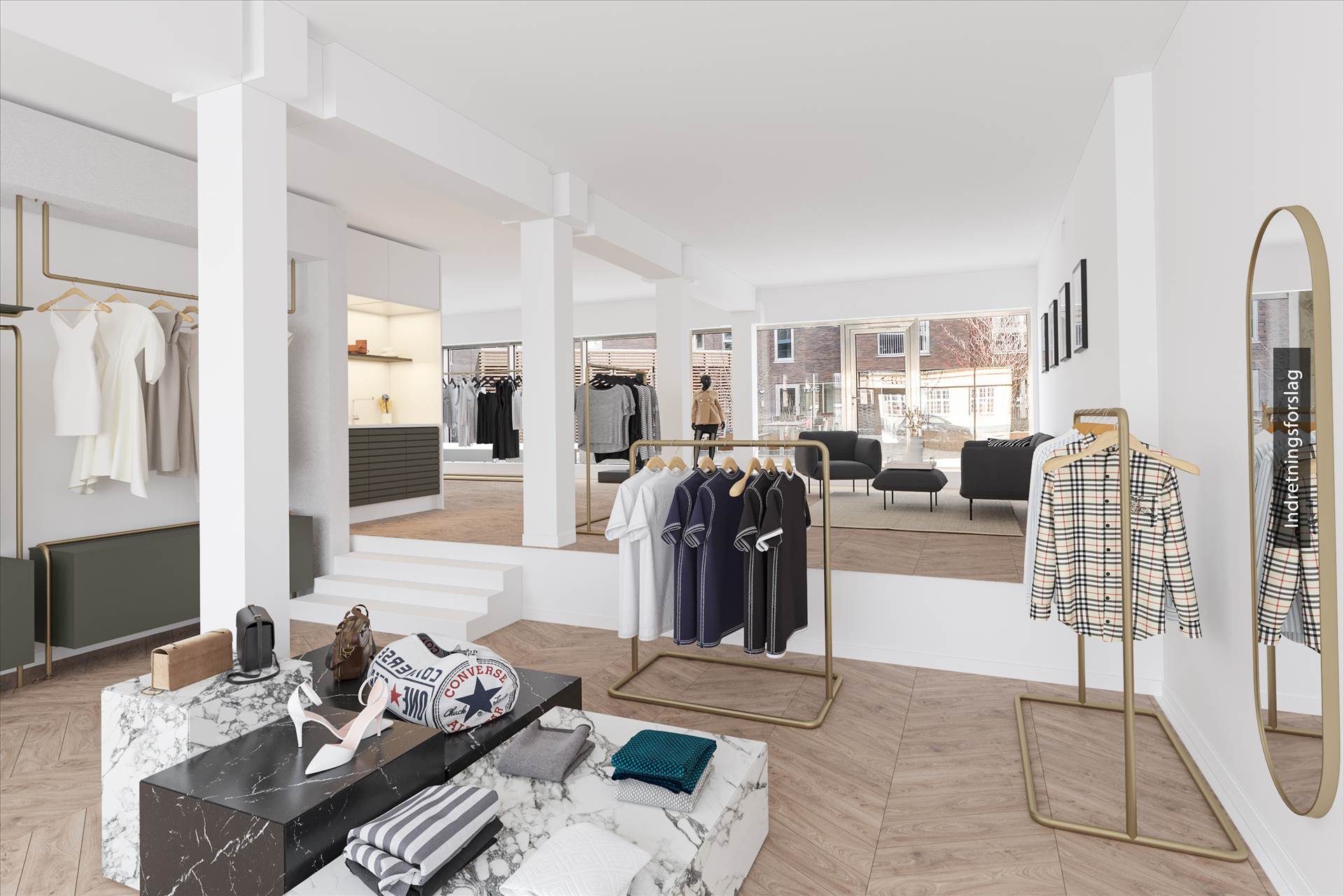 107 m² butik / showroom • Valby
