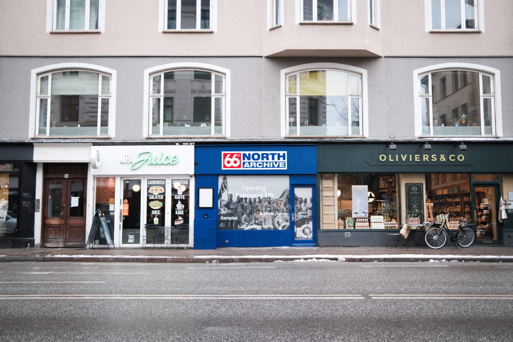 Gang i gaden på Gammel Kongevej: 66°North åbner første archive-butik uden for Island